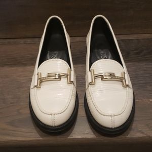 Tods White Double T loafer- 35